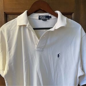 Ralph Lauren Men’s Cotton Polo Large Cream